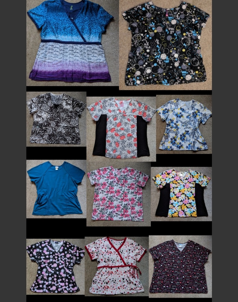 Scrub top bundle 2XL
